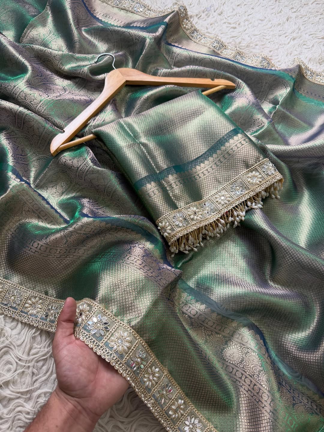 Exquisite Bridal Banarasi Sarees & Jewellery