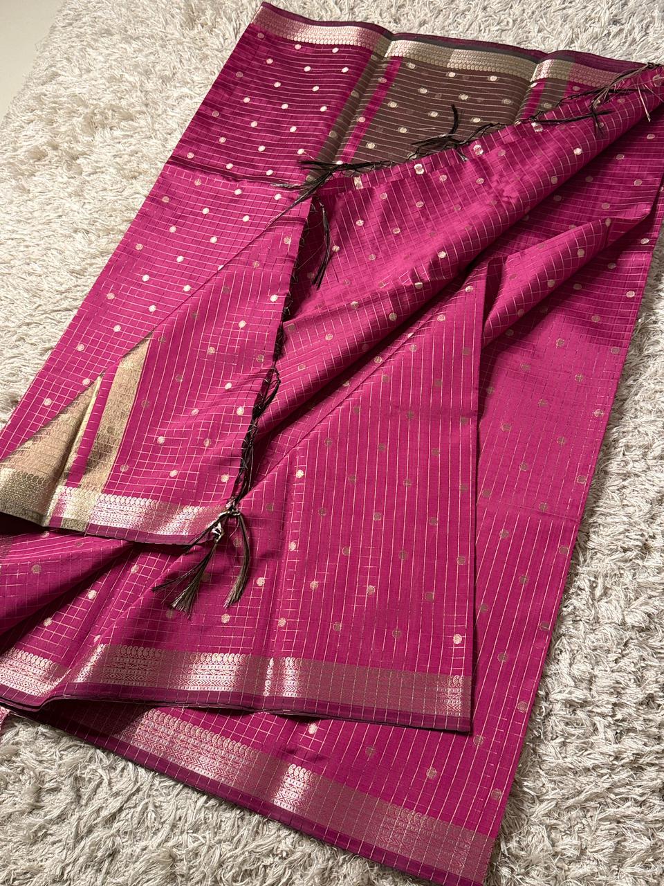 Elegant Blue Banarasi Semi Katan Silk Saree for Weddings