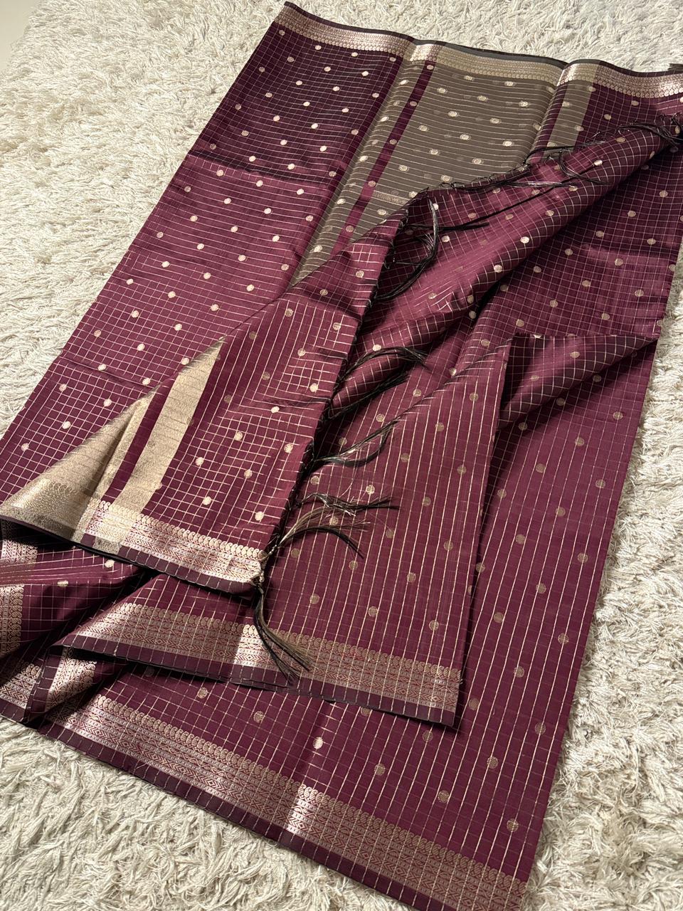 Elegant Blue Banarasi Semi Katan Silk Saree for Weddings