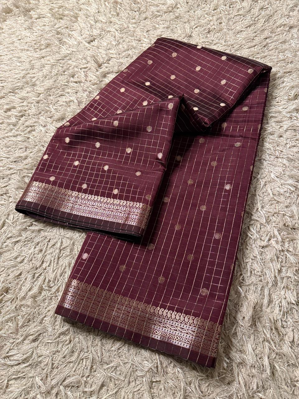 Elegant Blue Banarasi Semi Katan Silk Saree for Weddings