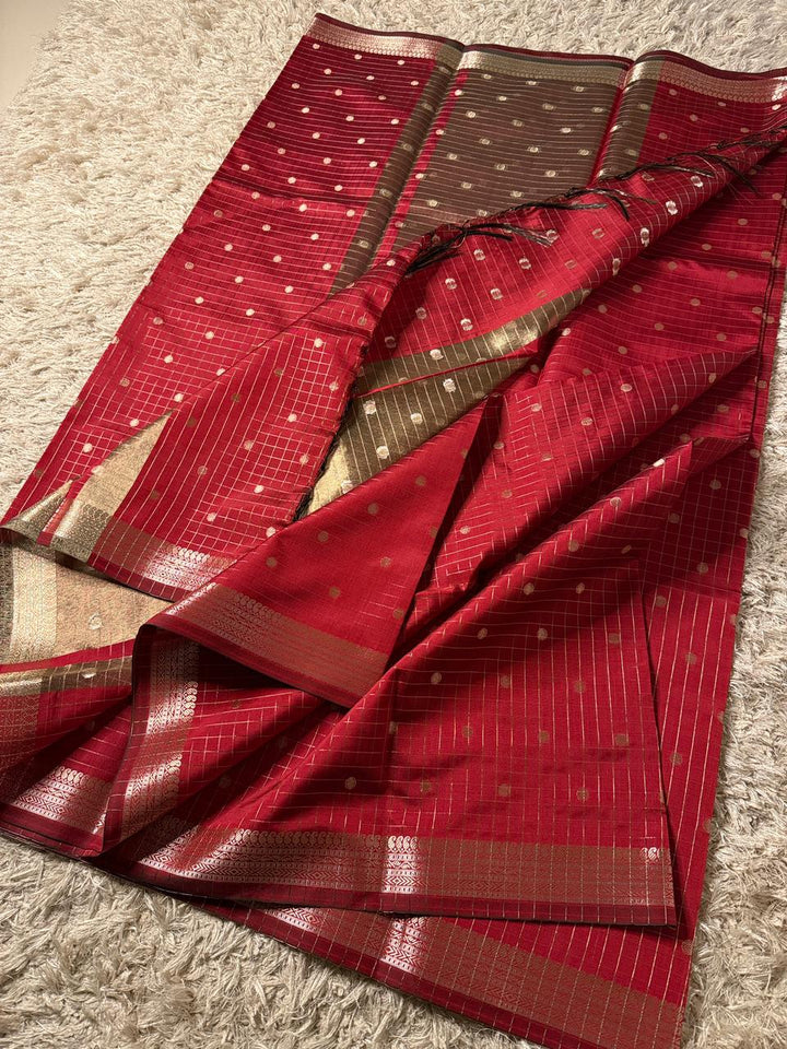 Elegant Blue Banarasi Semi Katan Silk Saree for Weddings