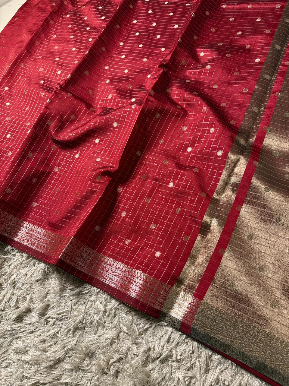 Elegant Blue Banarasi Semi Katan Silk Saree for Weddings