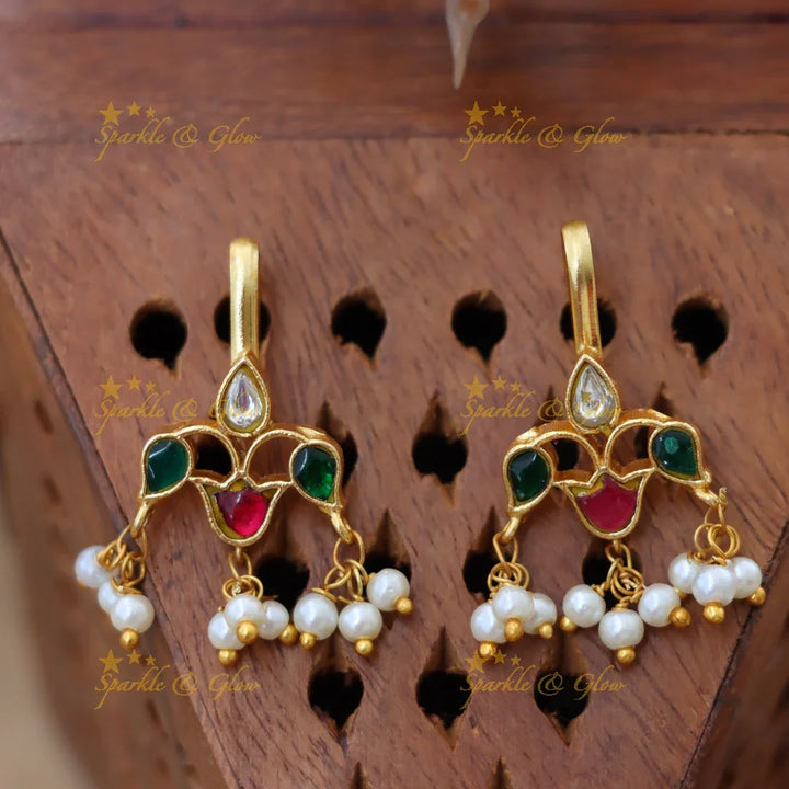 Exquisite Jadau Bugadi Earrings for Festive Glam