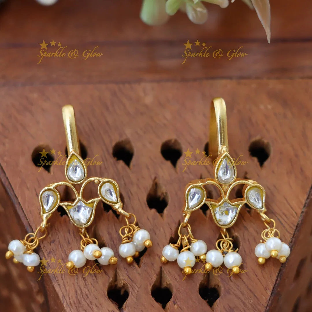 Exquisite Jadau Bugadi Earrings for Festive Glam