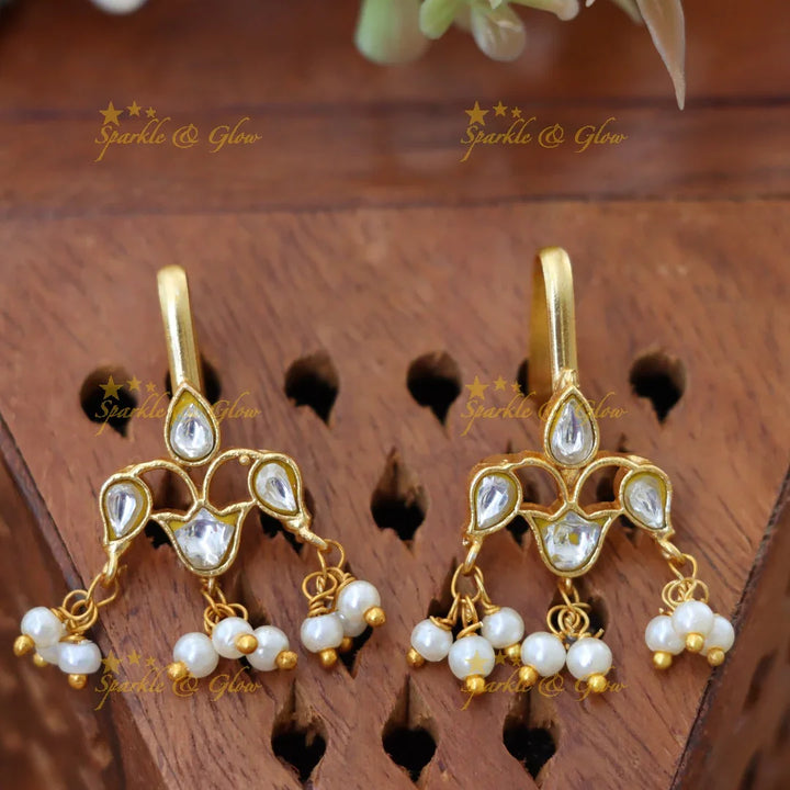 Exquisite Jadau Bugadi Earrings for Festive Glam