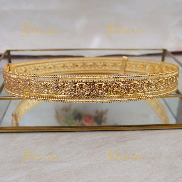 Elegant Gold Hip Belt for Weddings & Festivals