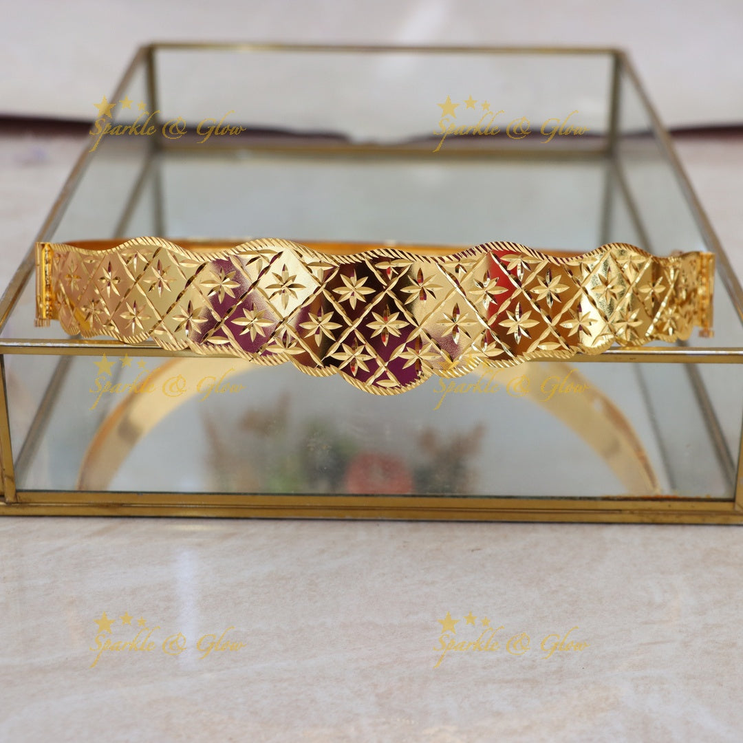 Exquisite Gold Hip Belt for Weddings