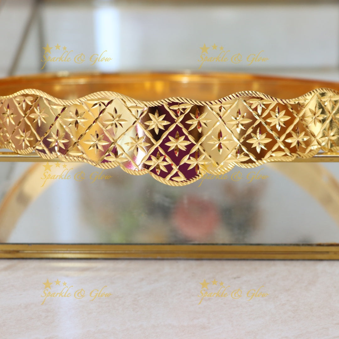 Exquisite Gold Hip Belt for Weddings