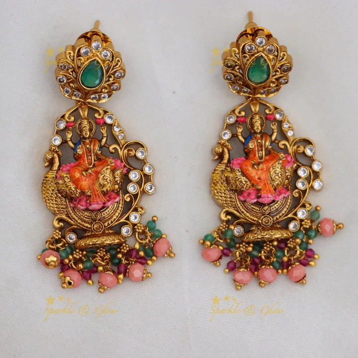 Exquisite Gold-Alike Temple Necklace for Brides – New Arrival