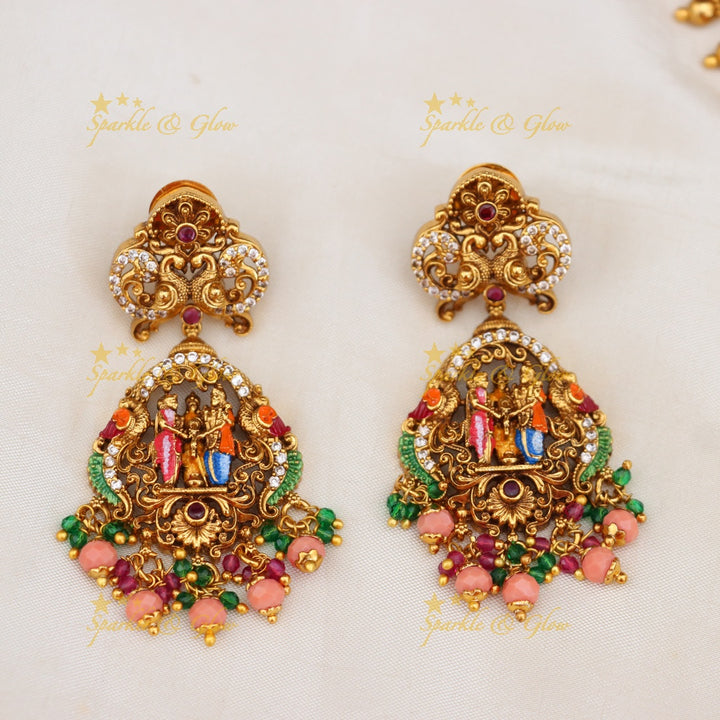 Exquisite Temple Haram Necklace for Weddings Online