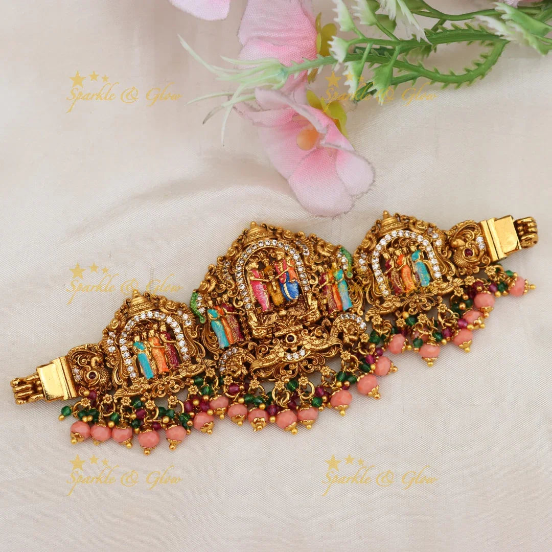 Gold-Plated Temple Vanki - Elevate Your Style
