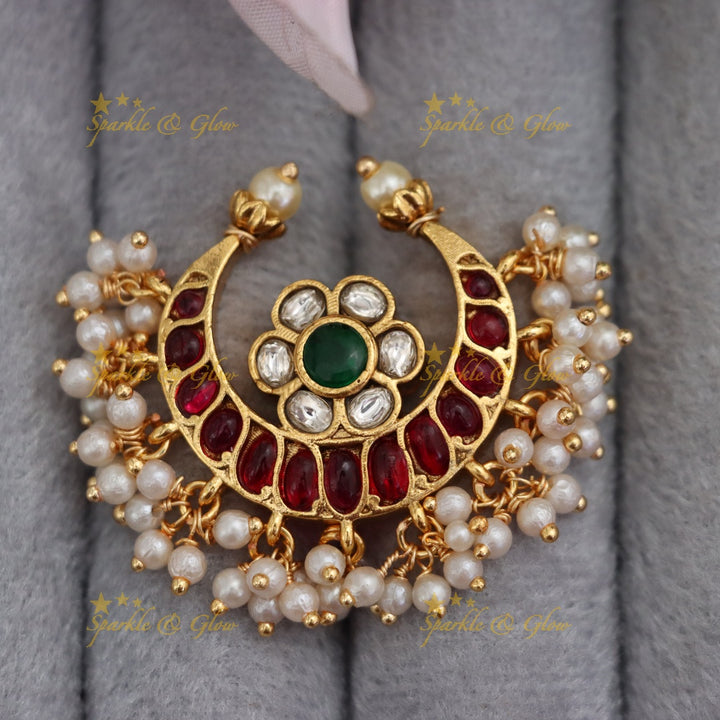 Elegant Gold Floral Pearl Jadabilla for Weddings