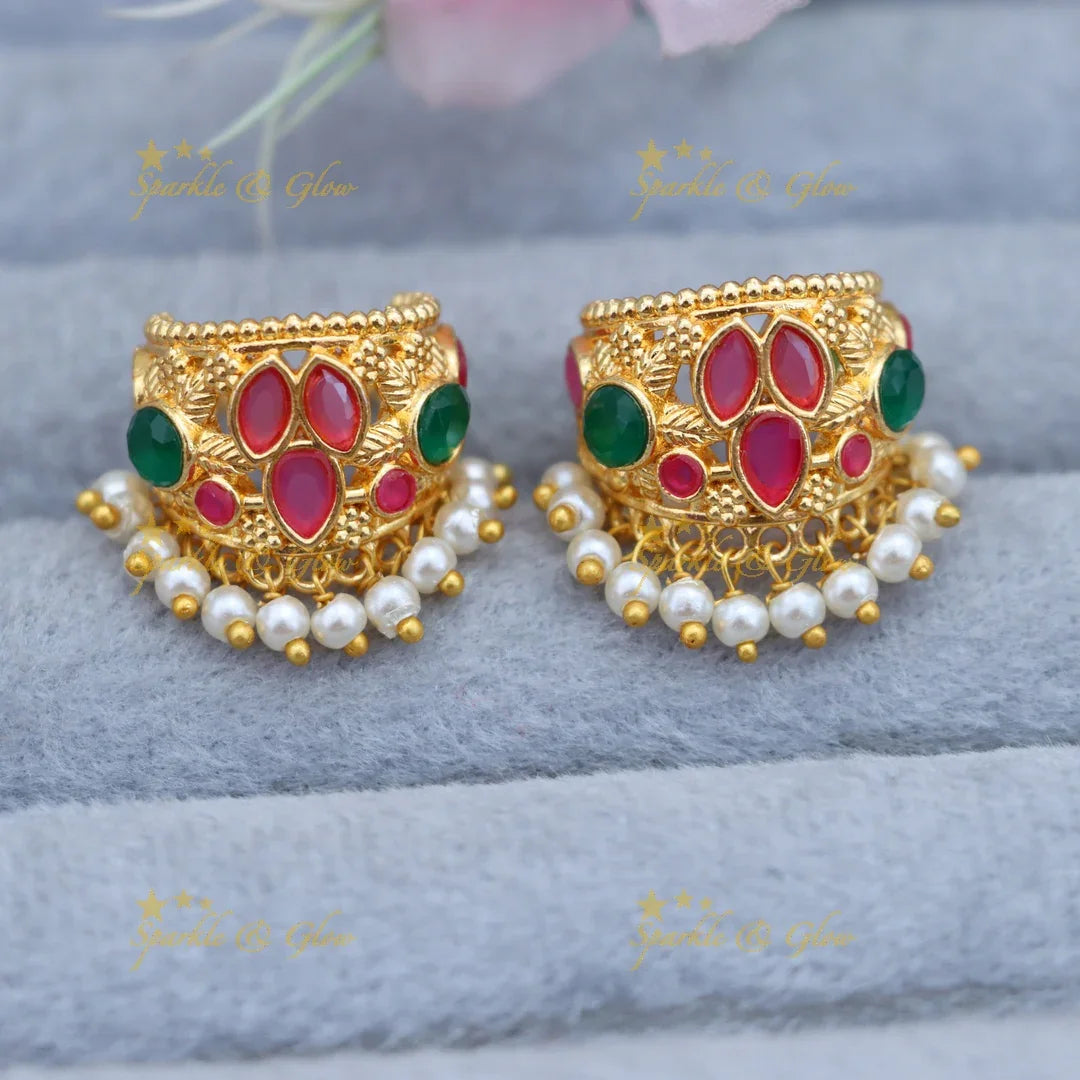 Exquisite Pearl Bugadi Earrings for Every Special Occasion