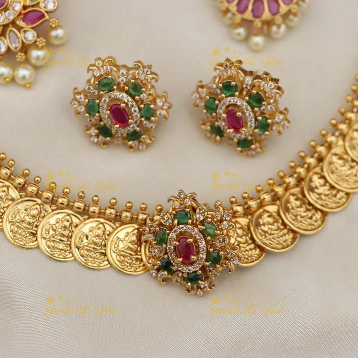 Exquisite Temple Long Necklace Set for Festive Elegance