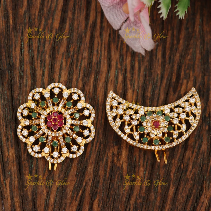 Luxurious Gold Floral Jadabilla Hair Accessory Online