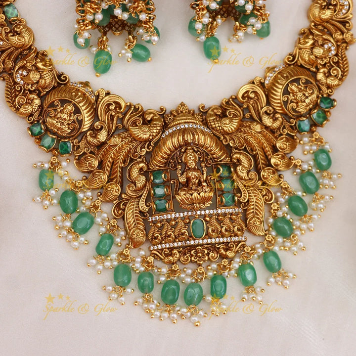 Buy Exquisite Lakshmi Peacock Necklace Online