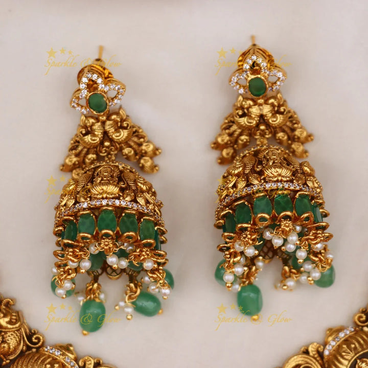 Buy Exquisite Lakshmi Peacock Necklace Online