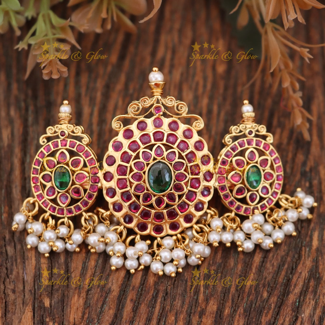 Exquisite Gold Alike Festive Hair Clip - New Arrival