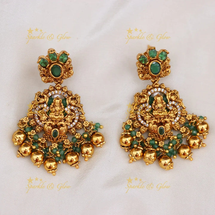 Exquisite Lakshmi Peacock Bridal Haram Necklace