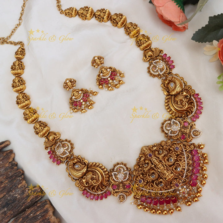 Exquisite Temple Necklace for Bridal & Festive Glamour