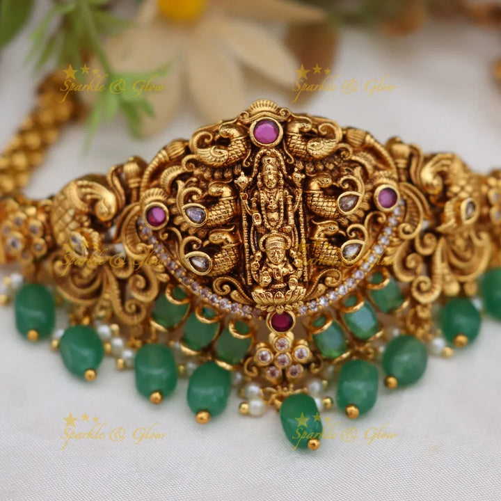 Exquisite Gold-Alike Temple Vanki for Weddings