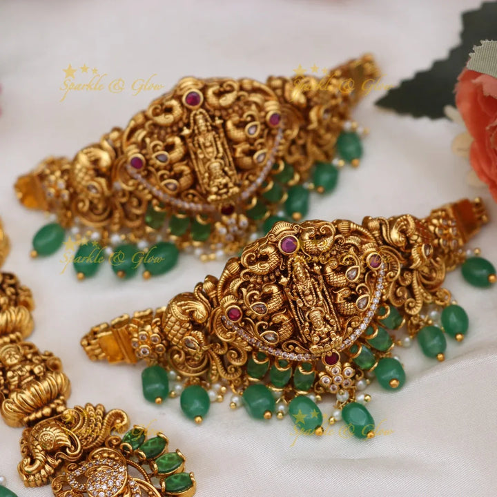 Sparkling Grand Lakshmi Bridal Jewelry Set Online