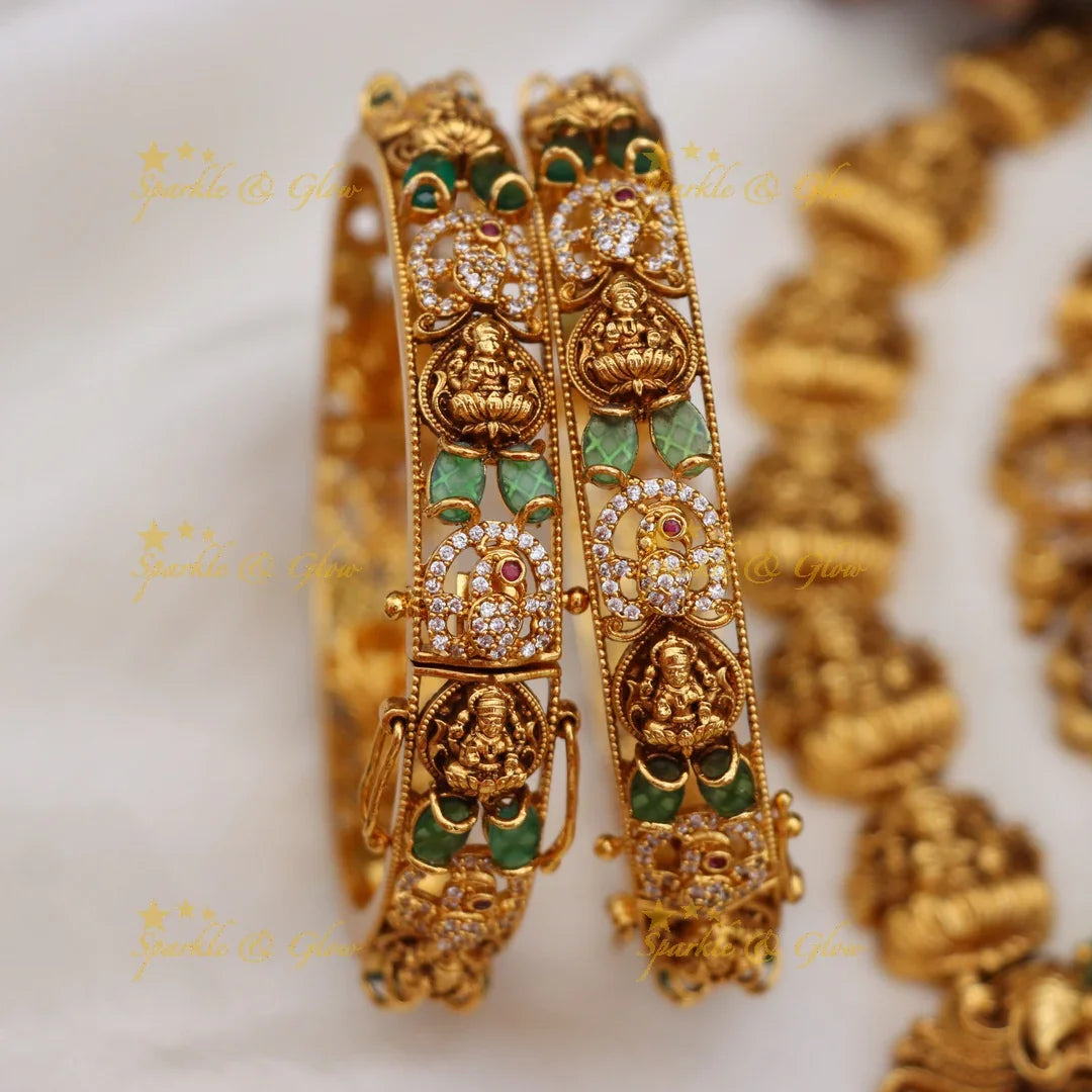 Sparkling Grand Lakshmi Bridal Jewelry Set Online