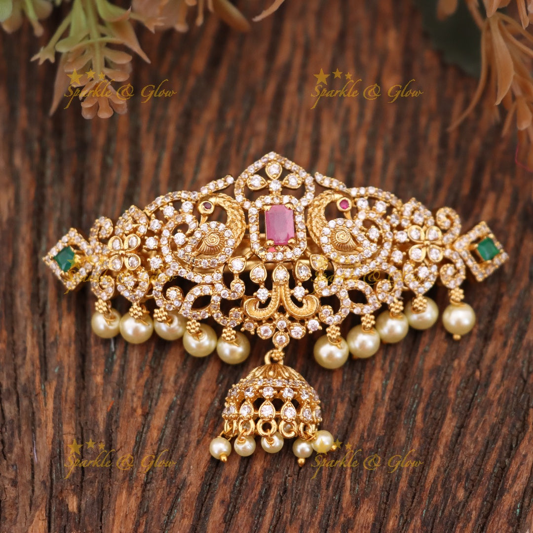 Exquisite Gold Hair Clip for Weddings & Celebrations