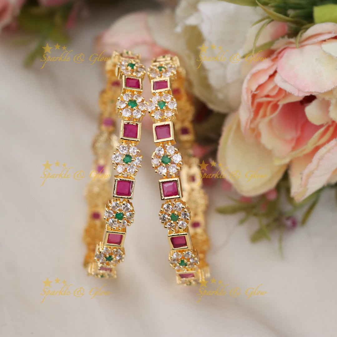 Exquisite Festival Bangles | Gold-Inspired Collection