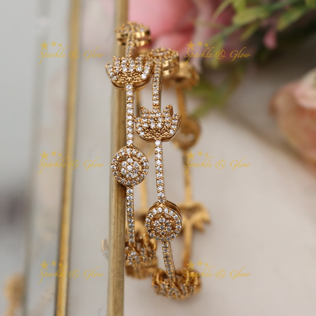 Stunning Gold-Plated Bangles for Weddings & Events