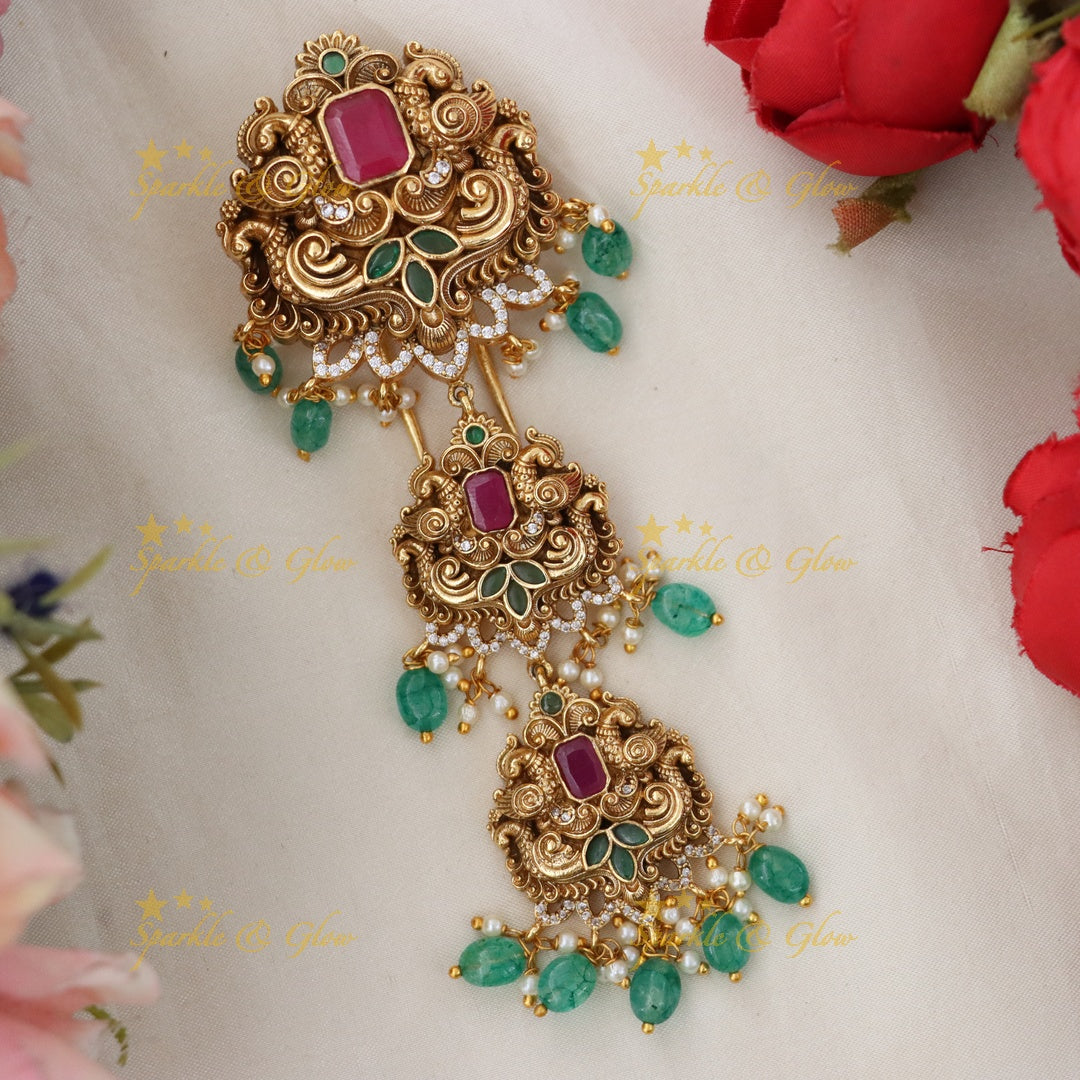 Exquisite Gold Jadabilla Hair Accessory by Sparkle & Glow