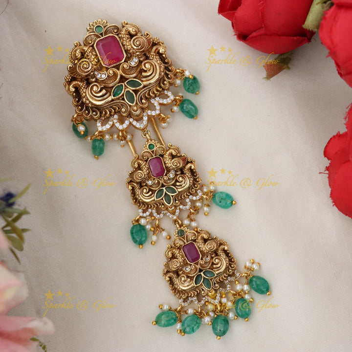 Exquisite Gold Jadabilla Hair Accessory by Sparkle & Glow