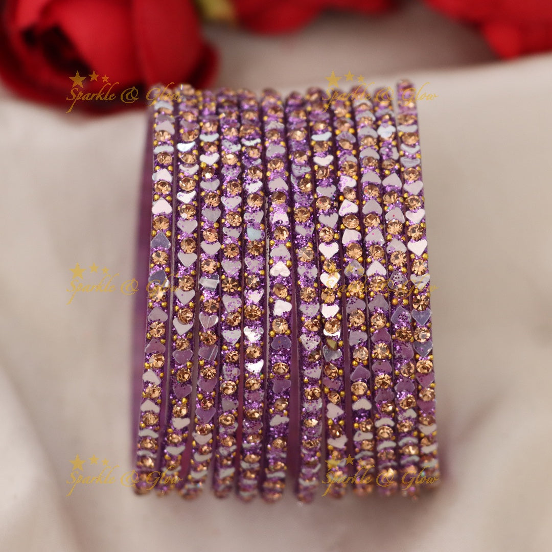 Enchanting Glass Bangles: Festive Jewelry Collection