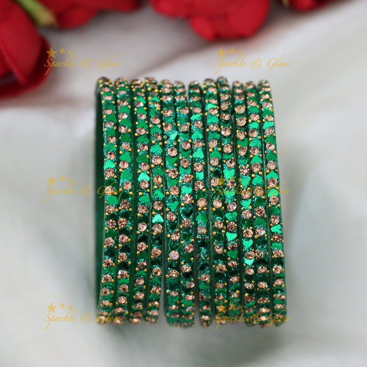 Enchanting Glass Bangles: Festive Jewelry Collection