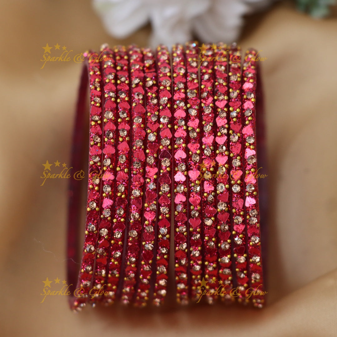 Enchanting Glass Bangles: Festive Jewelry Collection