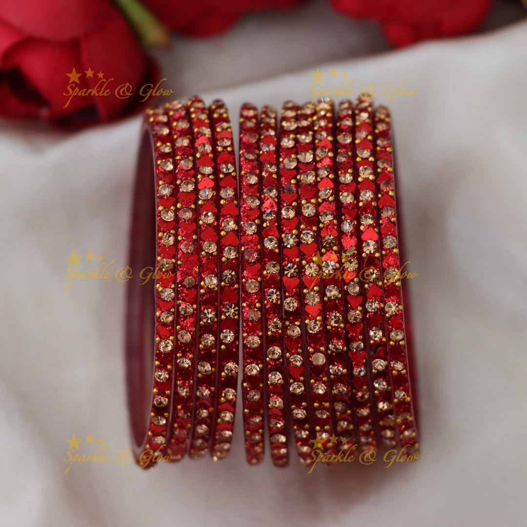 Enchanting Glass Bangles: Festive Jewelry Collection