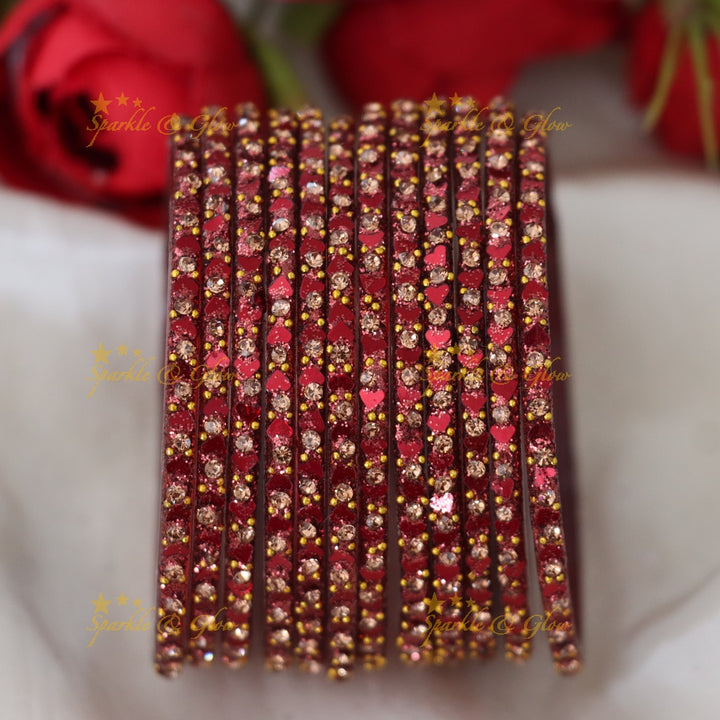 Enchanting Glass Bangles: Festive Jewelry Collection