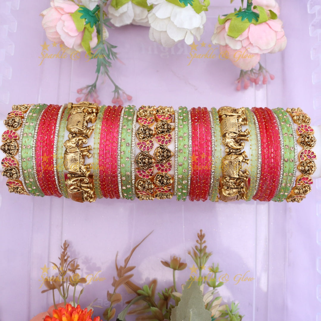 Luxurious Lakshmi Bangle Set for Elegant Bridal Looks