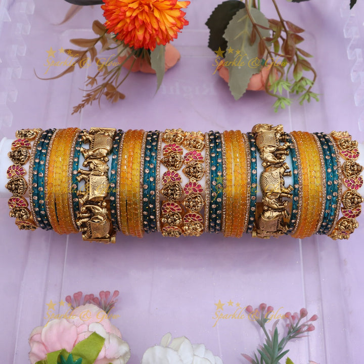 Luxurious Lakshmi Bangle Set for Elegant Bridal Looks