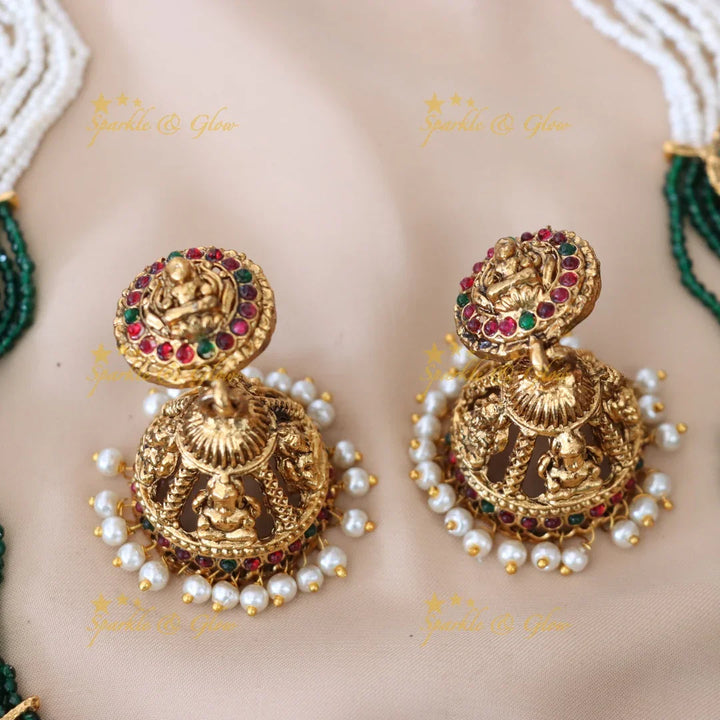 Exquisite Temple Long Necklace for Festive Elegance