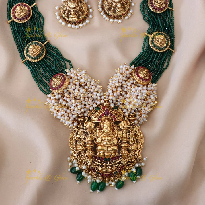 Exquisite Temple Long Necklace for Festive Elegance