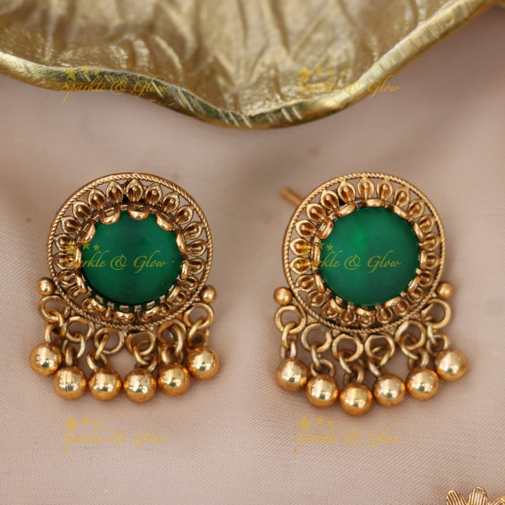 Exquisite High Neck Choker Necklace - Festive Elegance