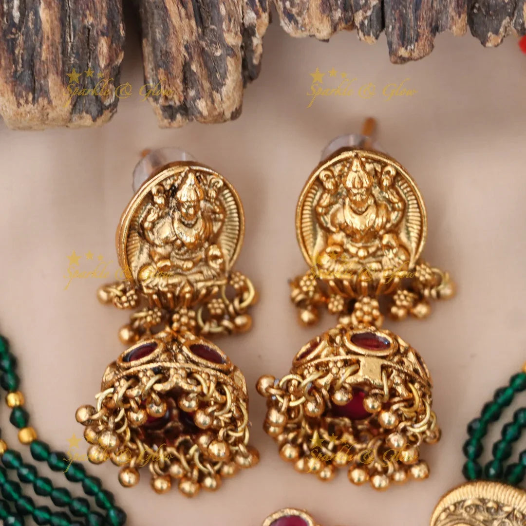 Temple Necklace Set - Perfect for Festive Elegance