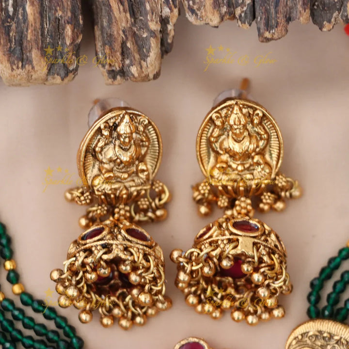Temple Necklace Set - Perfect for Festive Elegance