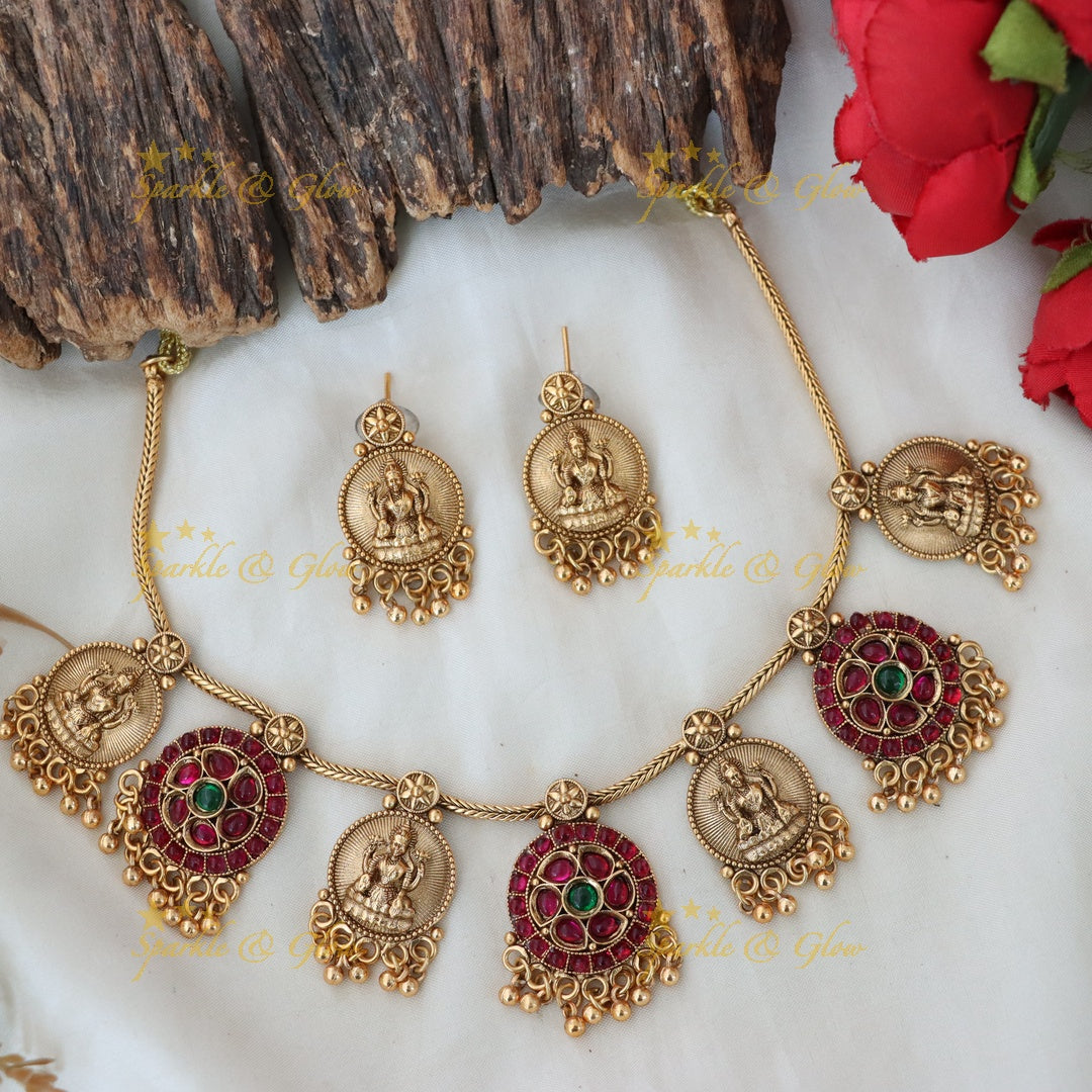Exquisite Gold Necklace Set for Festive Bliss