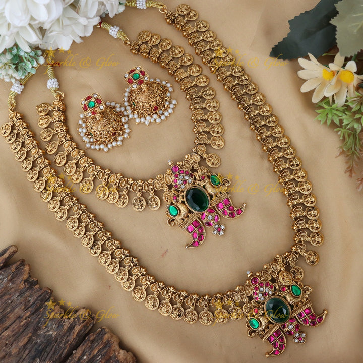 Exquisite Radiant Peacock Necklace for Bridal Elegance