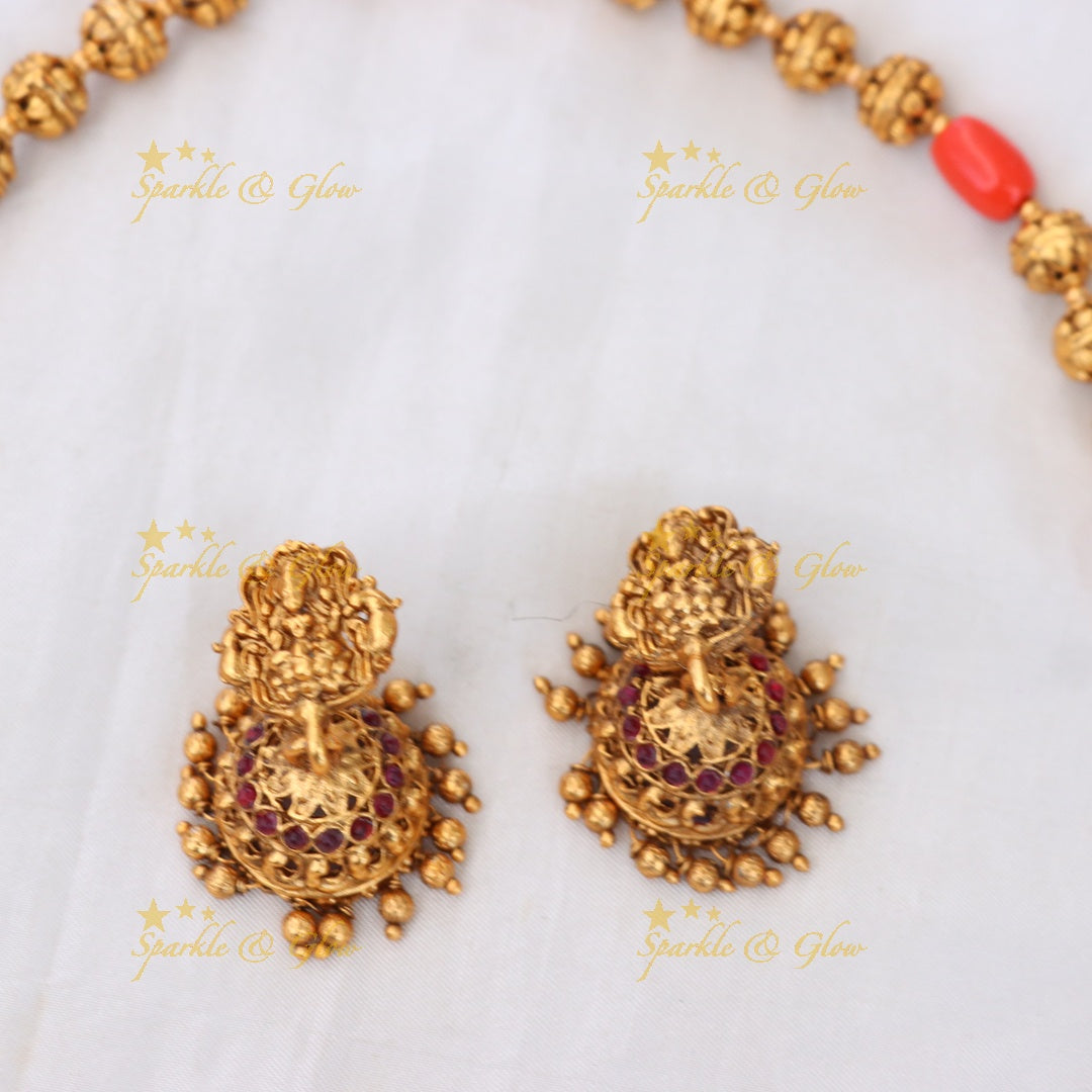 Exquisite Lakshmi Necklace for Celebrations