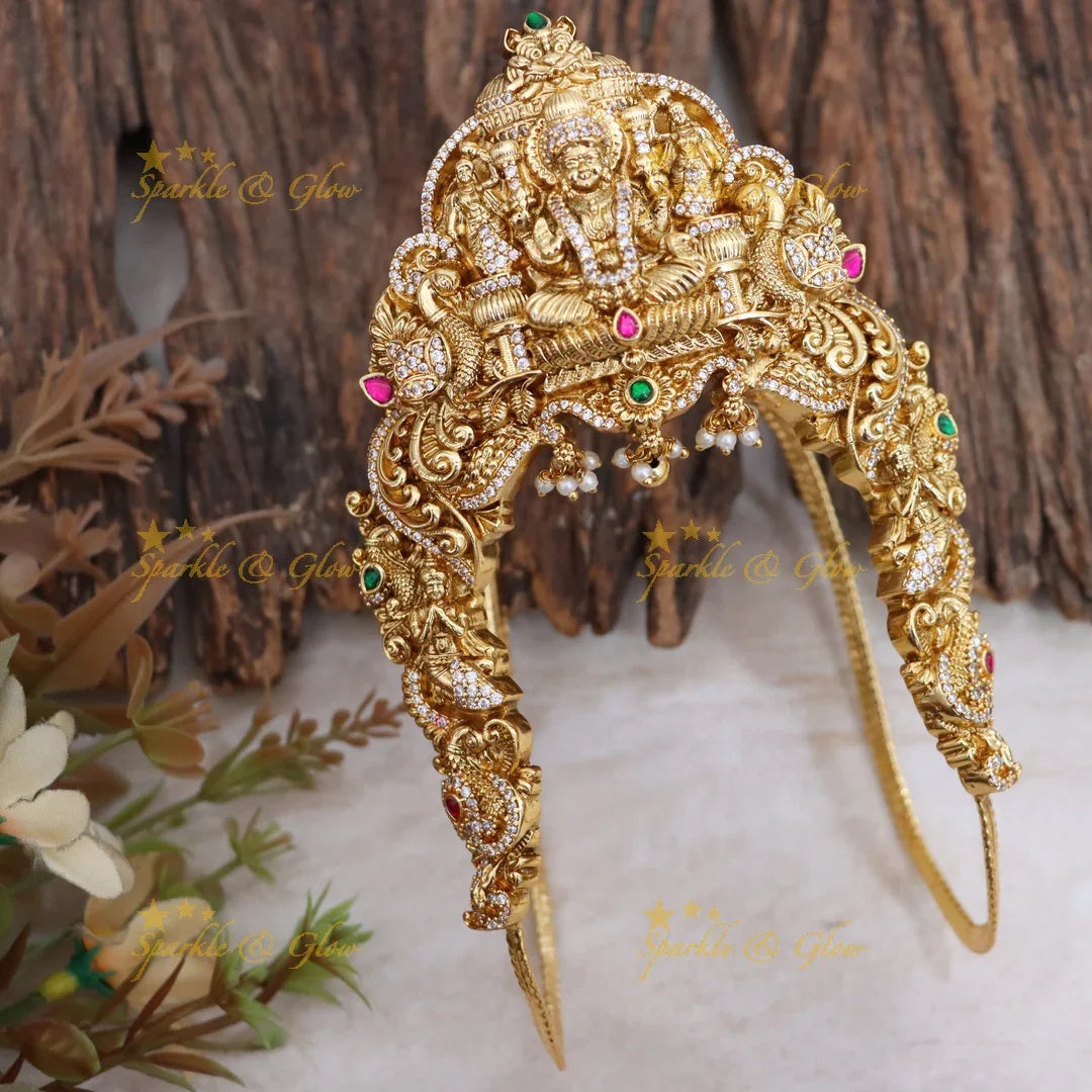 Elegant Lakshmi Peacock Vanki for Weddings