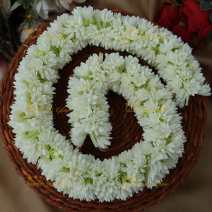 Jasmine-Inspired Floral Gajra for Festive Elegance 24 INCH