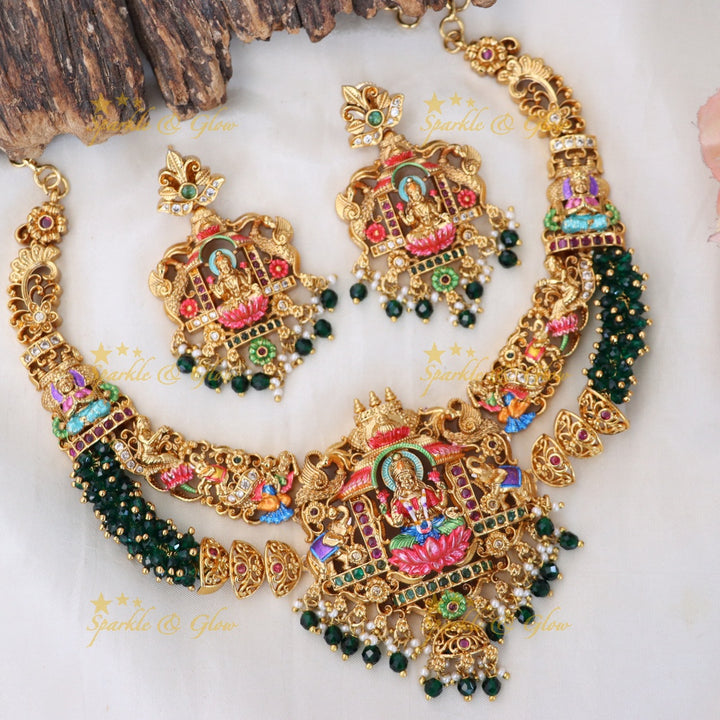 Exquisite Temple Jewellery Set - Ideal for Weddings
